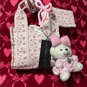 Steve Madden Pink Floral Shoulder Bag